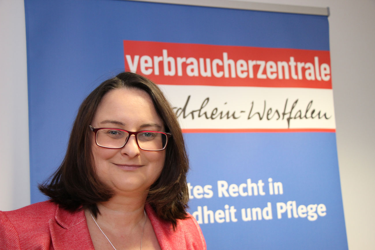 Sabine Wolter, Referentin für Gesundheitsrecht bei der Verbraucherzentrale Nordrhein-Westfalen
