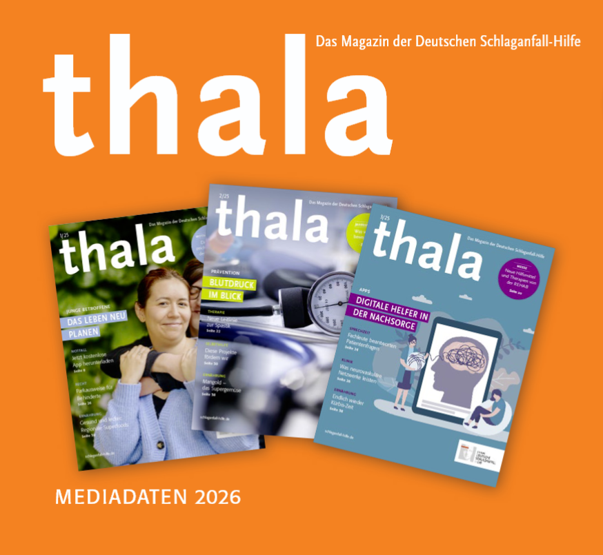 Mediadaten vom Gesundheitsmagazin der Stiftung Deutsche Schlaganfall-Hilfe herunterladen