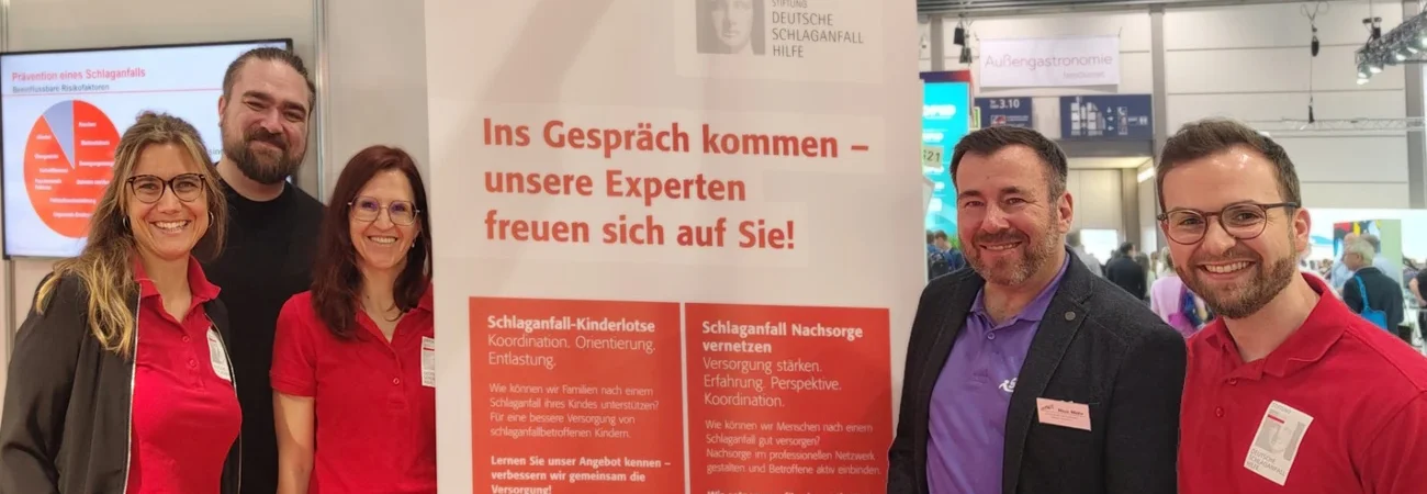 Schlaganfall-Hilfe präsentiert sich auf Orthopädietechnik-Messe