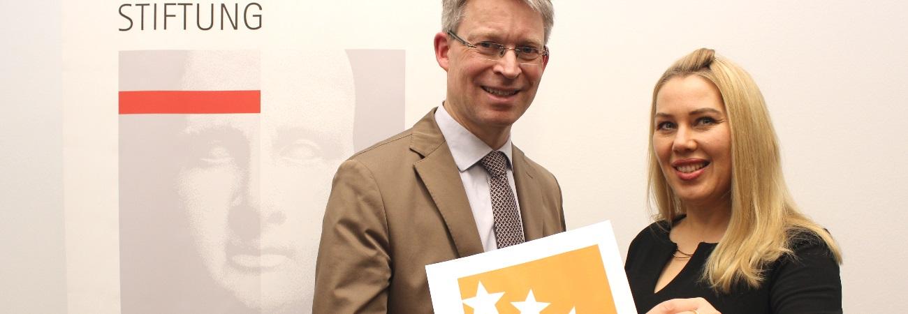 Auszeichnung mit DZI-Spendensiegel