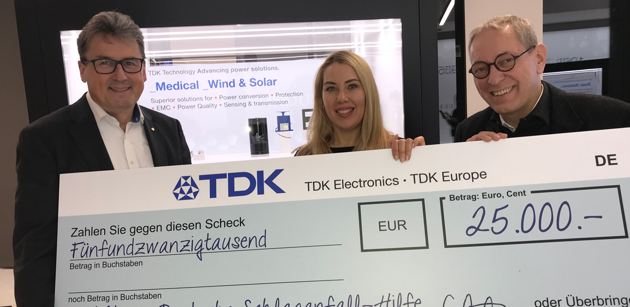 Spendenübergabe TDK
