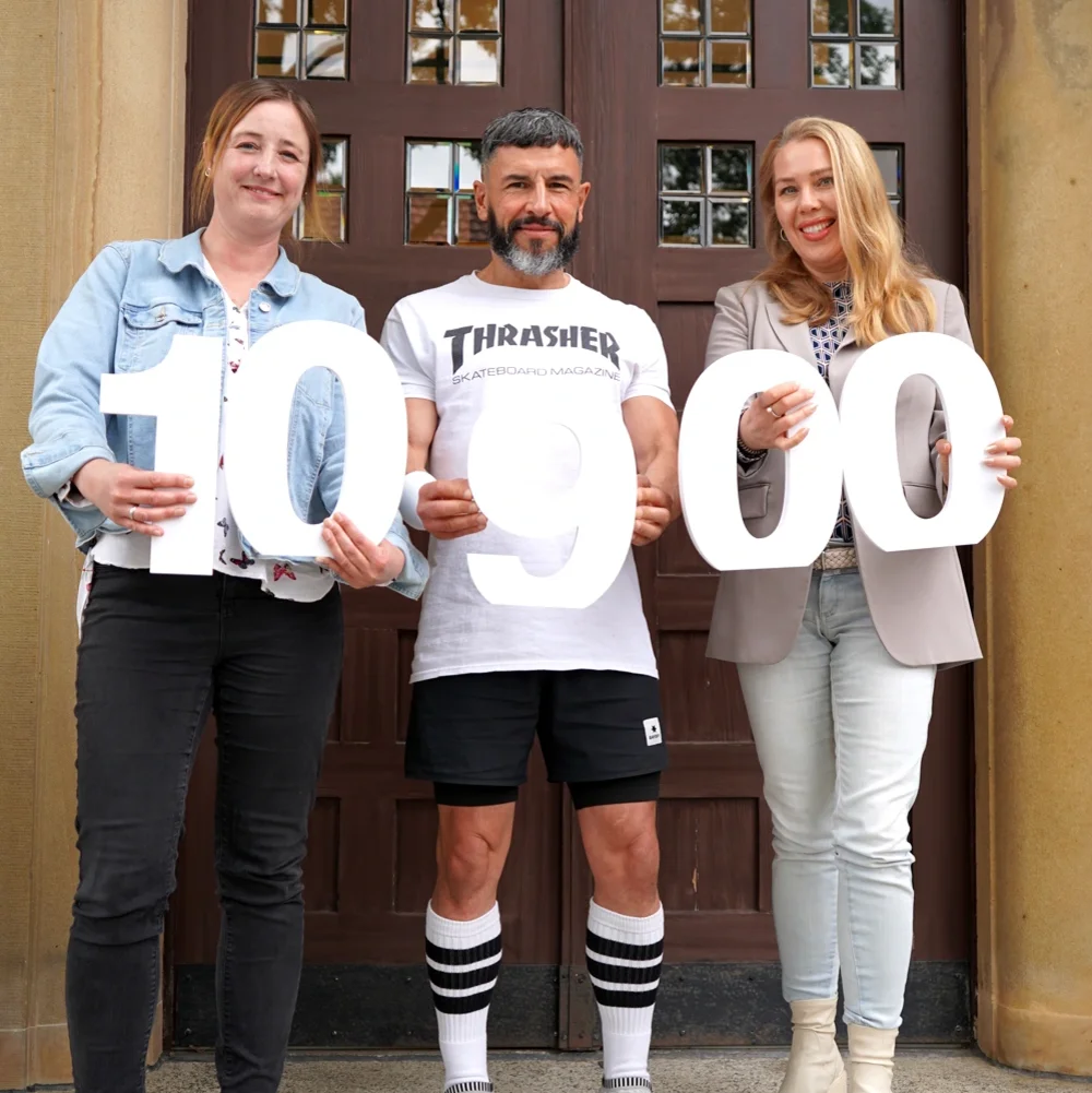 31 Kilometer, neun Kilo extra und ein großes Herz