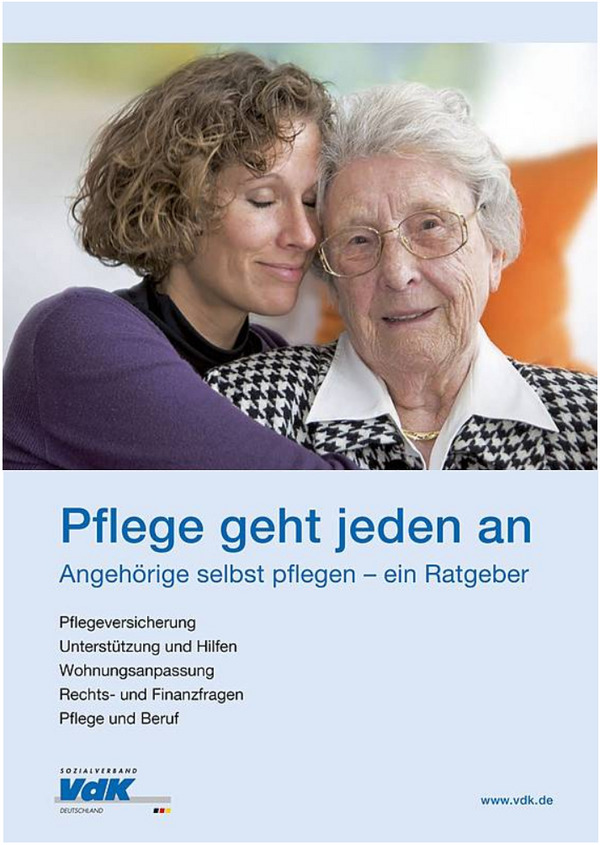 Neue VdKBroschüre "Pflege geht jeden an"