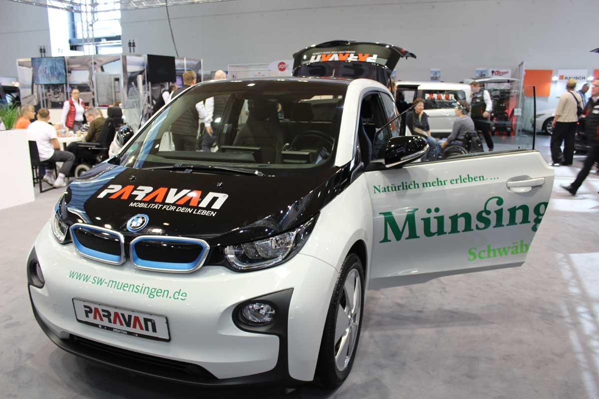Elektromobilität goes Umbau – zumindest beginnt PARAVAN mit der Entwicklung von Umrüstungen für E-Autos wie hier den BMW i3.