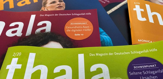Thala - Das Gesundheitsmagazin der Stiftung Deutsche Schlaganfall-Hilfe  Thala - Das Gesundheitsmagazin der Stiftung Deutsche Schlaganfall-Hilfe